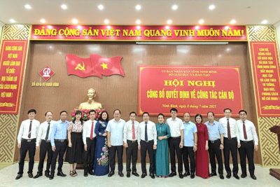 Ngành Giáo dục tỉnh Ninh Bình kiện toàn công tác cán bộ